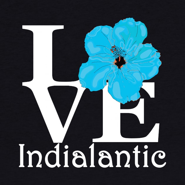 LOVE Indialantic Blue Hibiscus by Indialantic